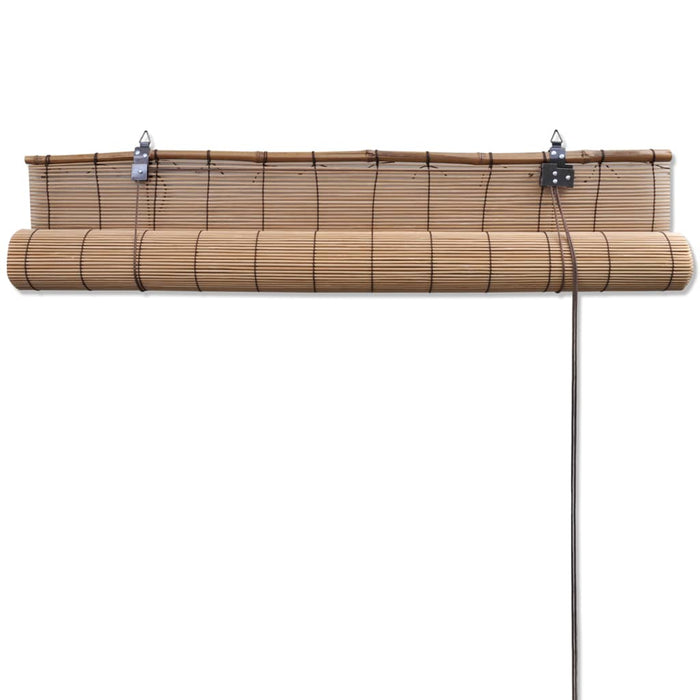 Jaluzea tip rulou, maro, 80 x 220 cm, bambus - WALTI WALTI