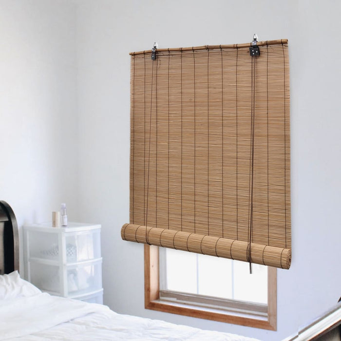 Jaluzea tip rulou, maro, 80 x 220 cm, bambus - WALTI WALTI