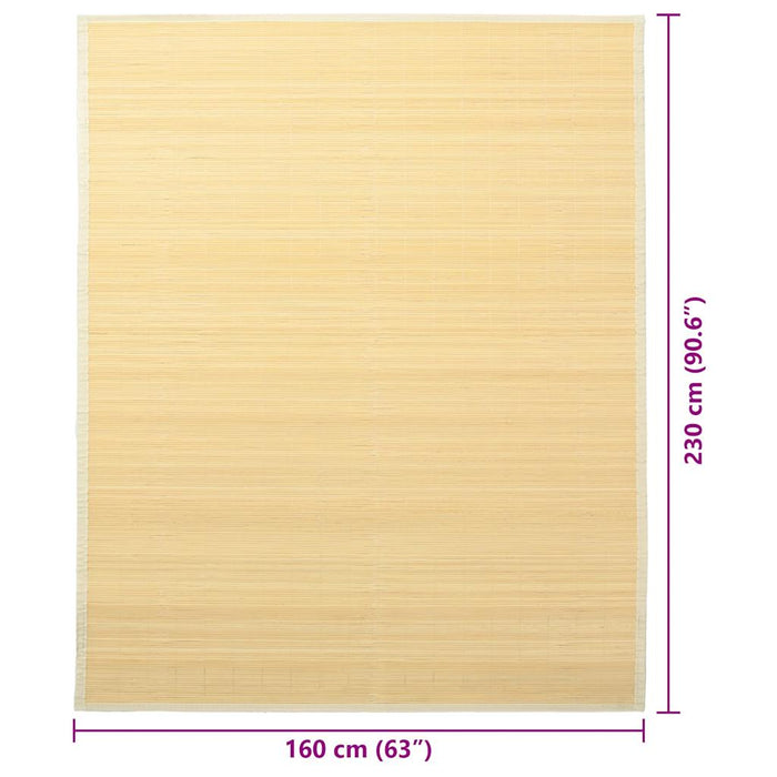 Covor din bambus, 160 x 230 cm, natural WALTI