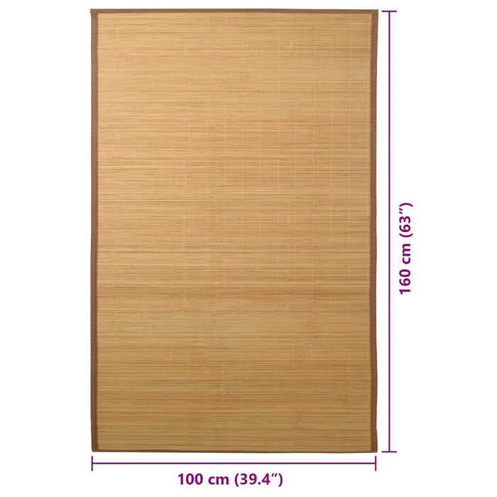 Covor din bambus, maro, 100x160 cm - WALTI WALTI
