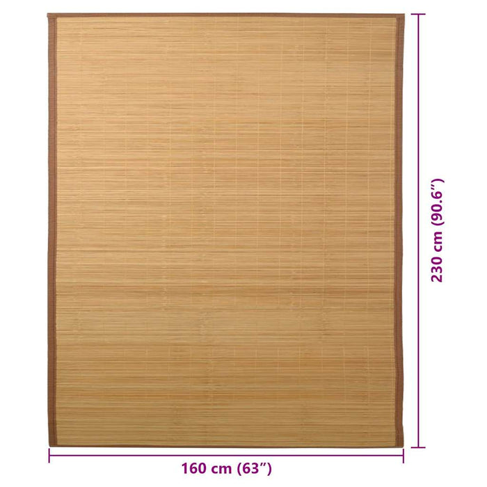Covor din bambus, 160 x 230 cm, maro WALTI