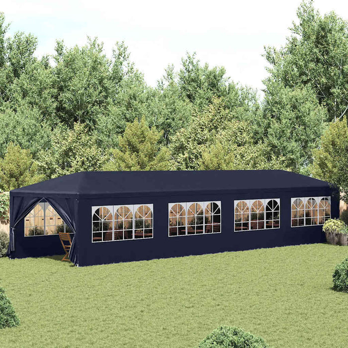 Pavilion de grădină 3 x 12 m, albastru - WALTI WALTI
