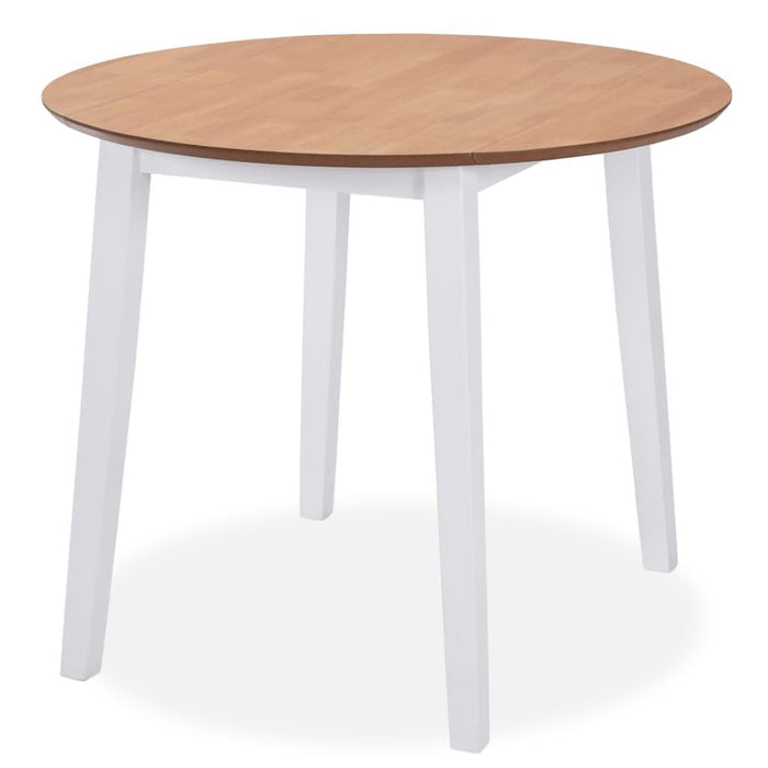 Set mobilier bucătărie, 3 piese, MDF și lemn de hevea, alb - WALTI WALTI