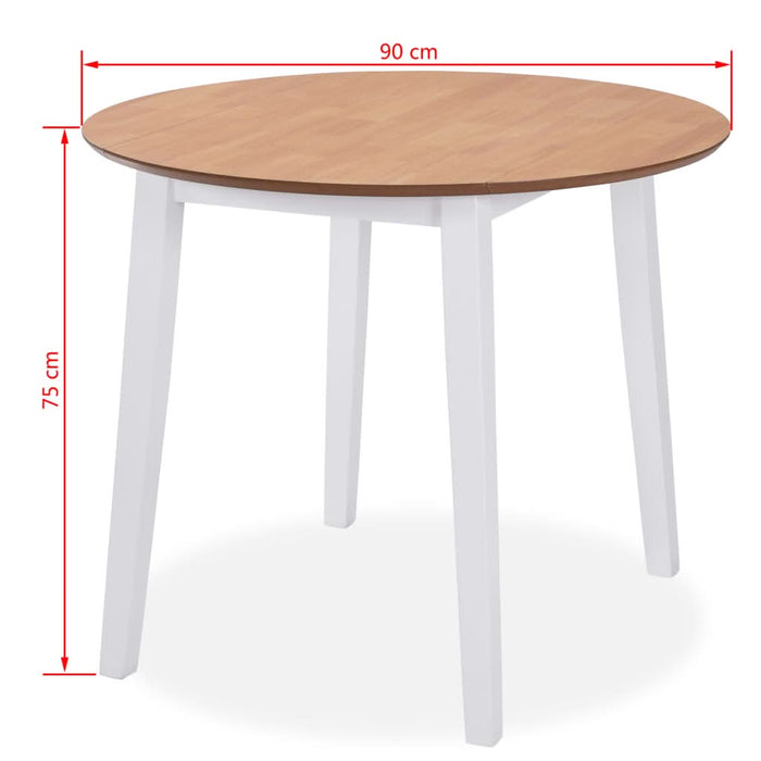 Set mobilier bucătărie, 3 piese, MDF și lemn de hevea, alb - WALTI WALTI