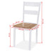 Set mobilier bucătărie, 3 piese, MDF și lemn de hevea, alb - WALTI WALTI