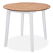 Set mobilier de bucătărie, 5 piese, MDF și lemn de hevea, alb - WALTI WALTI