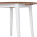 Set mobilier de bucătărie, 5 piese, MDF și lemn de hevea, alb - WALTI WALTI