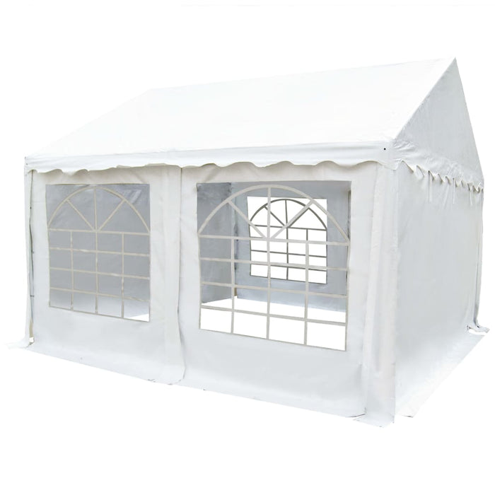 Pavilion de grădină, alb, 3 x 4 m, PVC WALTI