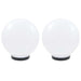 Lămpi bol cu LED 2 buc, sferice, 25 cm, PMMA - WALTI WALTI