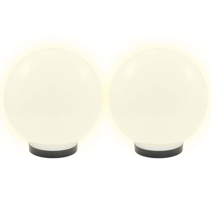 Lămpi bol cu LED 2 buc, sferice, 25 cm, PMMA - WALTI WALTI