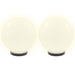 Lămpi bol cu LED 2 buc, sferice, 25 cm, PMMA - WALTI WALTI