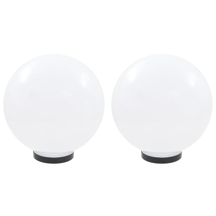Lămpi bol cu LED, 2 buc, sferice, 30 cm, PMMA - WALTI WALTI
