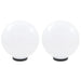 Lămpi bol cu LED, 2 buc, sferice, 30 cm, PMMA - WALTI WALTI