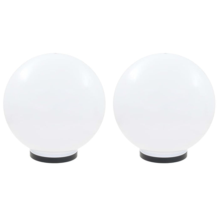 Lămpi bol cu LED, 2 buc, sferice, 40 cm, PMMA - WALTI WALTI