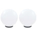 Lămpi bol cu LED, 2 buc, sferice, 40 cm, PMMA - WALTI WALTI