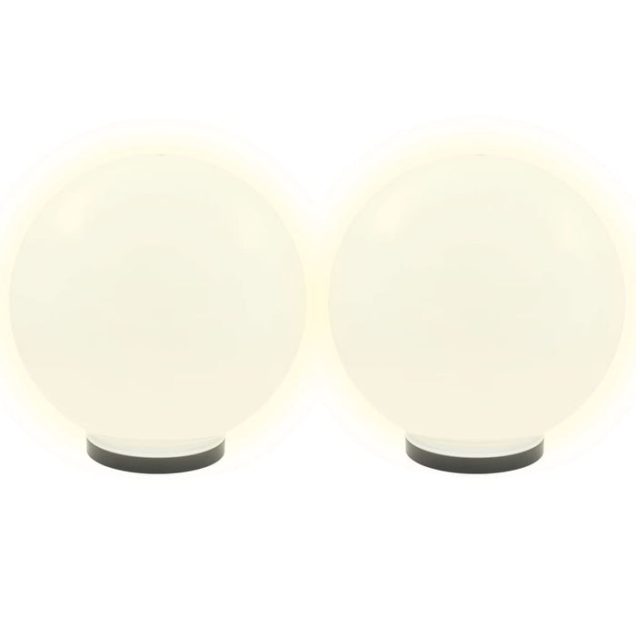 Lămpi bol cu LED, 2 buc, sferice, 40 cm, PMMA - WALTI WALTI
