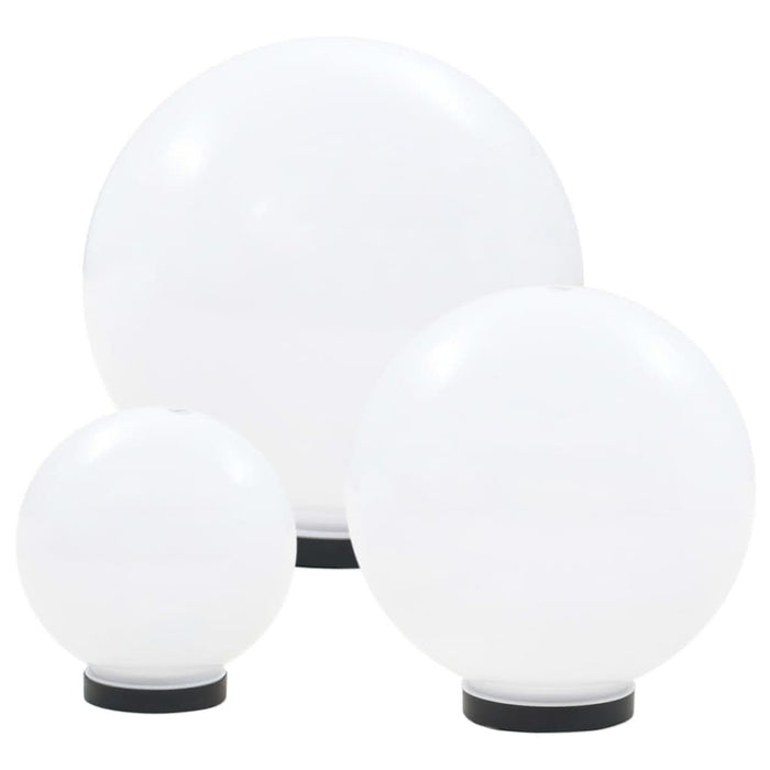 Lămpi bol cu LED 3 buc., sferice, 20/30/40 cm, PMMA - WALTI WALTI