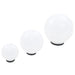Lămpi bol cu LED 3 buc., sferice, 20/30/40 cm, PMMA - WALTI WALTI