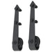 Set piese pentru ușă glisantă, negru, 183 cm, oțel - WALTI WALTI