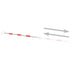 Baliză rutieră retractabilă, 2 buc., 116-197 cm, plastic - WALTI WALTI