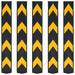 Colțare protectoae reflectorizante, 5 buc., cauciuc, 80 cm - WALTI WALTI