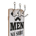 Cuier de perete cu 6 cârlige MEN LADIES, 120 x 40 cm - WALTI WALTI