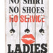 Cuier de perete cu 6 cârlige MEN LADIES, 120 x 40 cm - WALTI WALTI