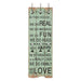 Cuier de perete cu 6 cârlige, 120x40 cm, HAPPY LOVE - WALTI WALTI