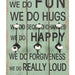 Cuier de perete cu 6 cârlige, 120x40 cm, HAPPY LOVE - WALTI WALTI