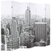 Paravan cameră pliabil, 228 x 170 cm, New York pe zi, alb/negru - WALTI WALTI