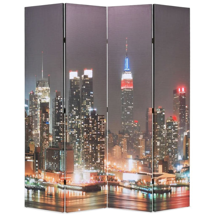 Paravan cameră pliabil 160 x 170 cm, New York pe timp de noapte - WALTI WALTI