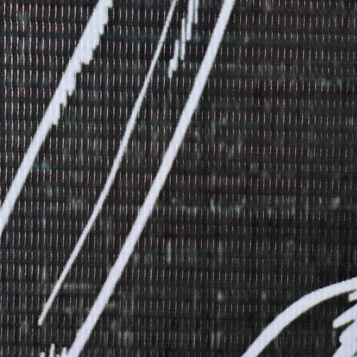 Paravan cameră pliabil, negru&alb, 120 x 170 cm, imprimeu pene - WALTI WALTI