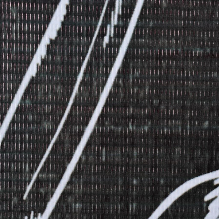 Paravan cameră pliabil, negru&alb, 228 x 170 cm, imprimeu pene - WALTI WALTI