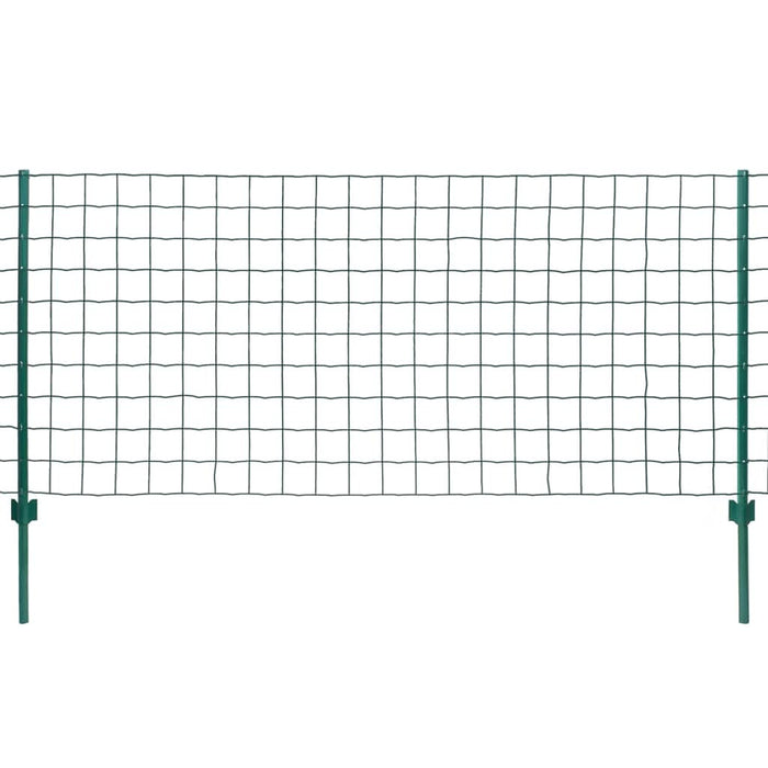 Gard Euro, verde, 20 x 0,8 m, oțel - WALTI WALTI