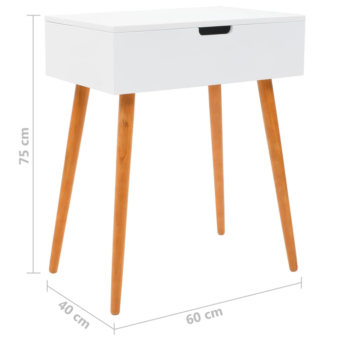 Masă de toaletă cu oglindă, MDF, 60 x 40 x 75 cm - WALTI WALTI