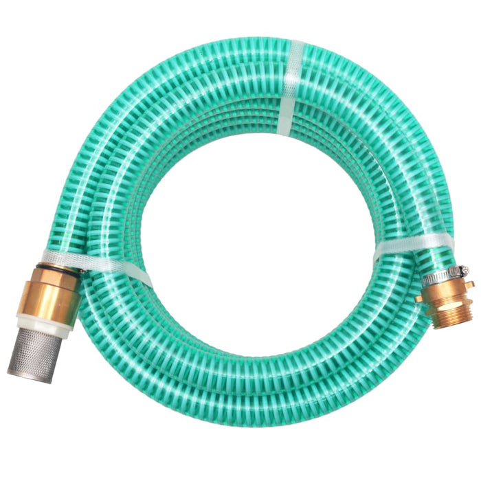 Furtun de aspirație, conectori de alamă, 3 m,  25 mm, verde - WALTI WALTI