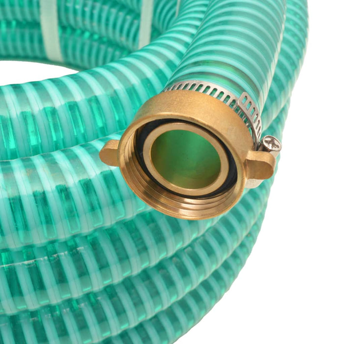Furtun de aspirație, conectori de alamă, 3 m,  25 mm, verde - WALTI WALTI