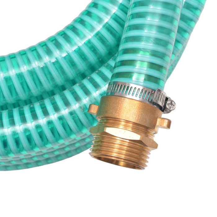 Furtun de aspirație, conectori de alamă, 3 m,  25 mm, verde - WALTI WALTI