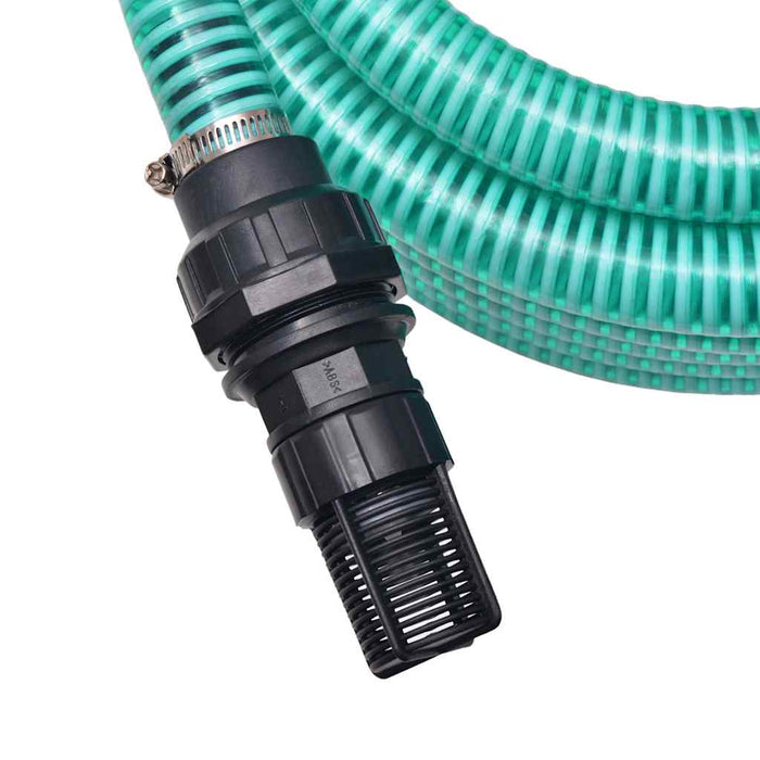 Furtun de aspirare cu racorduri, verde, 22 mm, 10 m WALTI