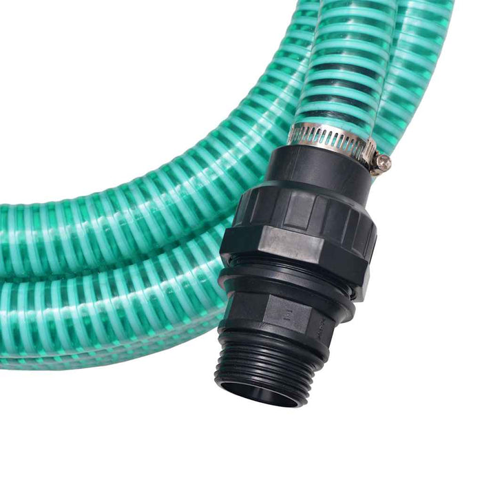 Furtun de aspirare cu racorduri, verde, 22 mm, 10 m WALTI