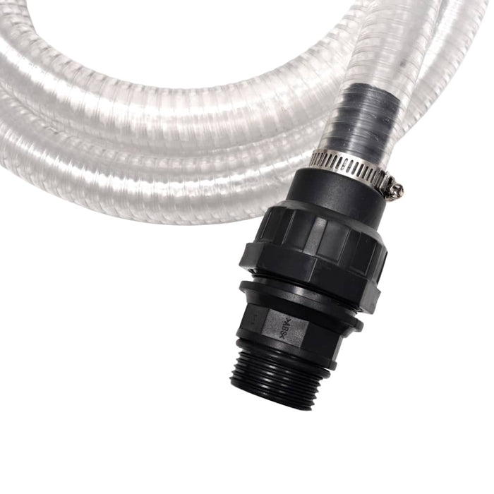 Furtun de aspirare cu racorduri, alb, 2 mm, 4 m WALTI