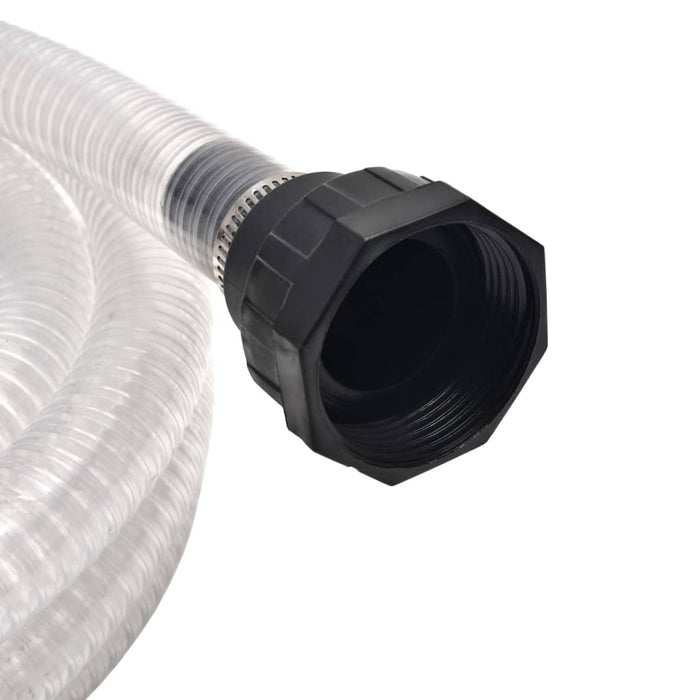 Furtun de aspirare cu racorduri, alb, 2 mm, 4 m WALTI