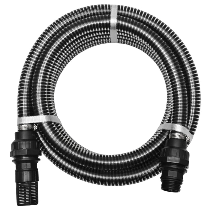 Furtun de aspirare cu racorduri, negru, 22 mm, 4 m WALTI