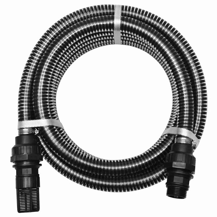 Furtun de aspirare cu racorduri, negru, 22 mm, 7 m WALTI