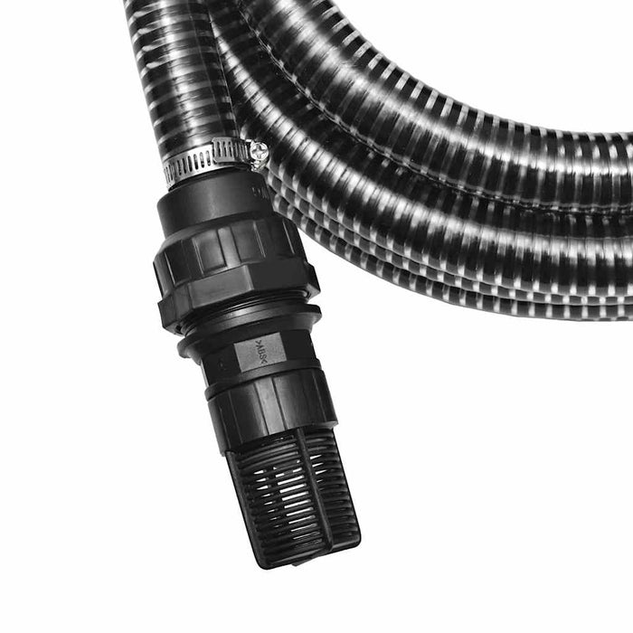 Furtun de aspirare cu racorduri, negru, 22 mm, 7 m WALTI