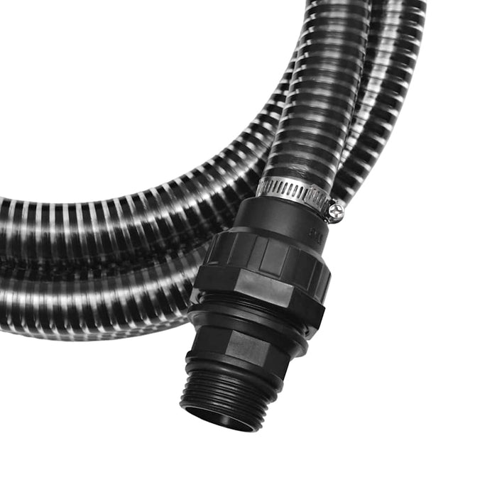 Furtun de aspirare cu racorduri, negru, 22 mm, 7 m WALTI