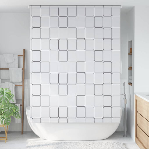 Roletă perdea de duș 160x240 cm Model pătrate - WALTI WALTI