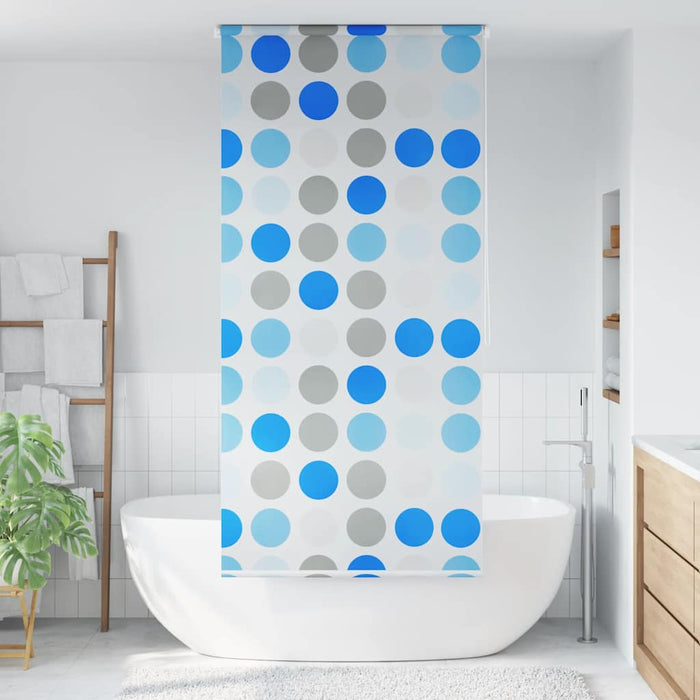 Roletă perdea de duș 80x240 cm Model cercuri - WALTI WALTI
