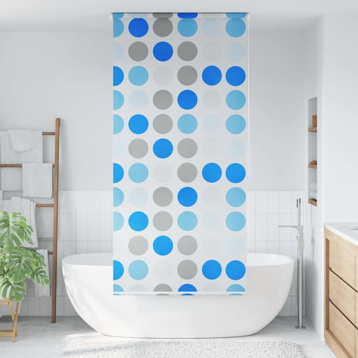 Roletă perdea de duș 120x240 cm Model cercuri - WALTI WALTI