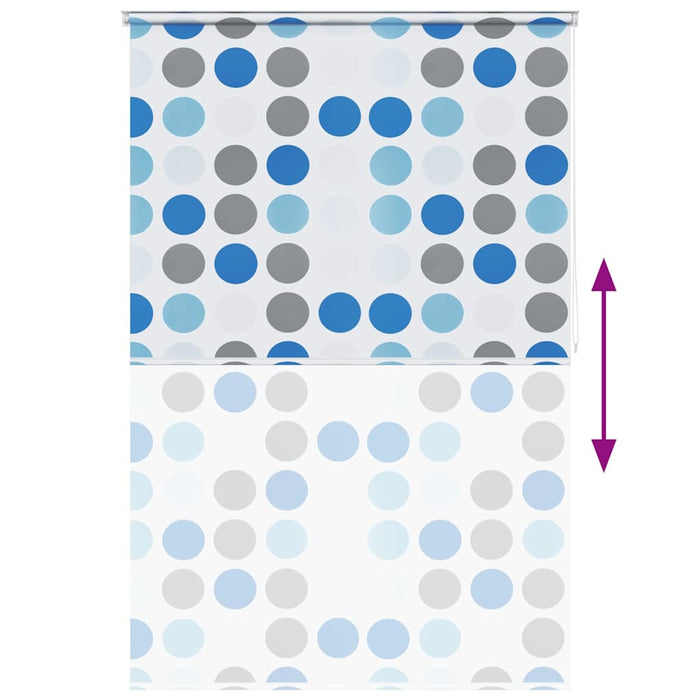 Roletă perdea de duș 160x240 cm Model cercuri - WALTI WALTI